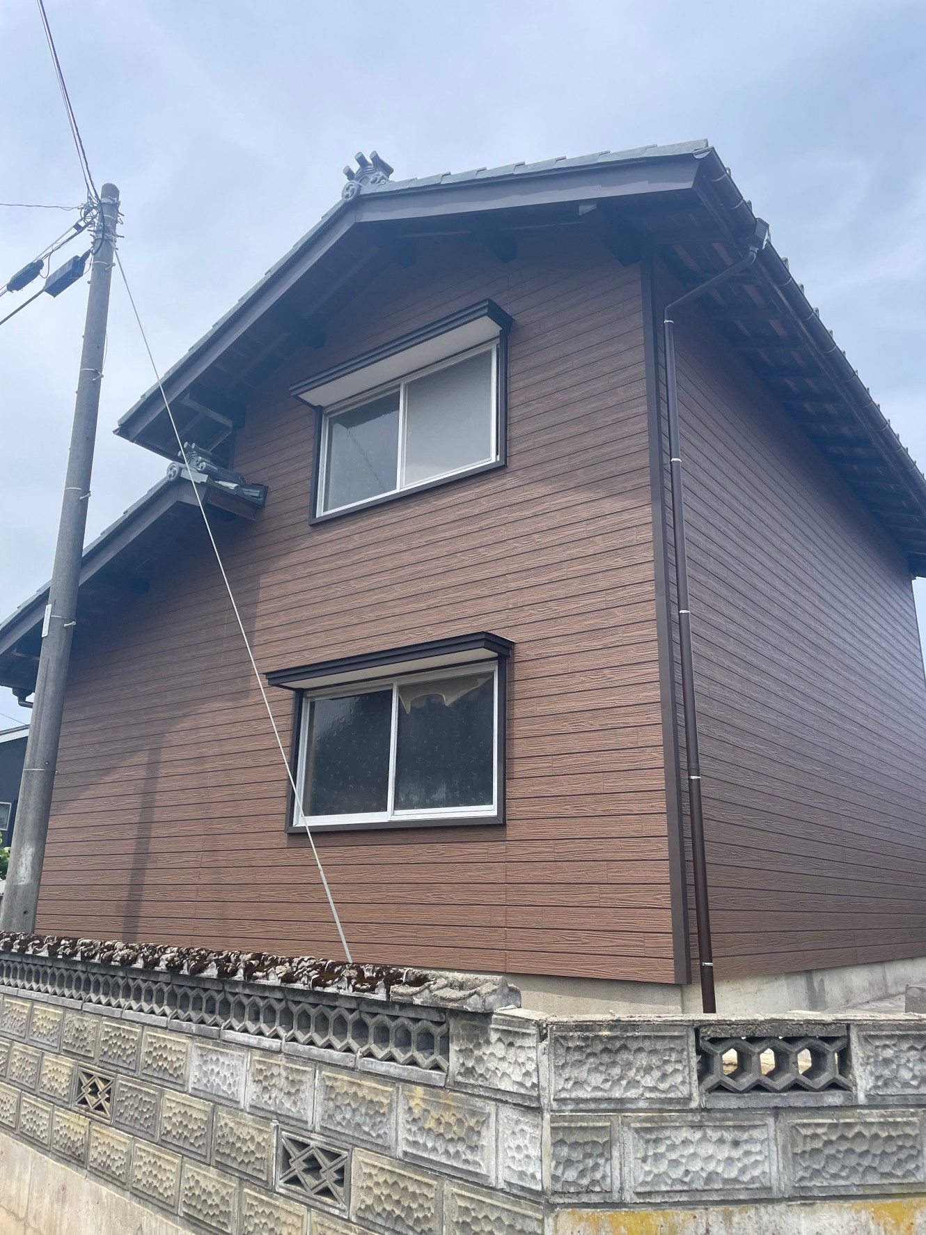 新潟県新発田市　外壁工事